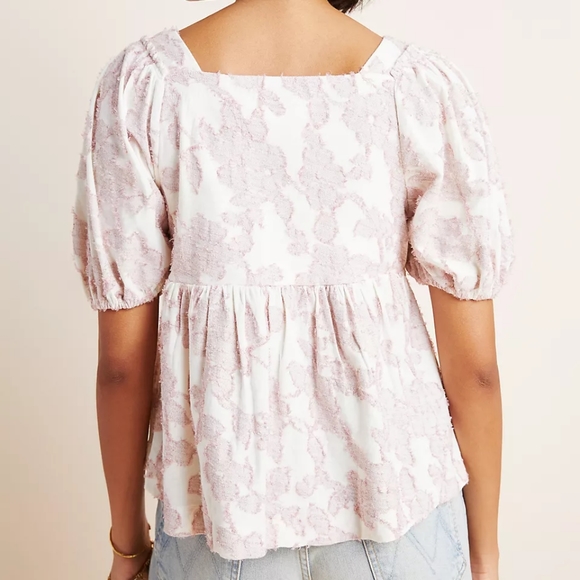 Maeve Batia Textured Babydoll Top (sold by Anthropologie) - Picture 4 of 10